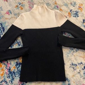 Color block mock neck!!!